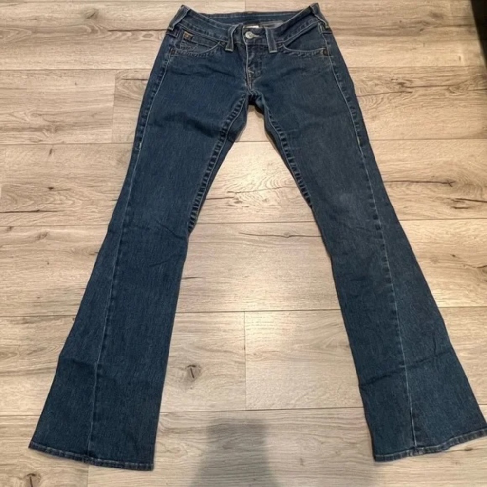 True Religion Blue Women's Flare Jeans, Size 28